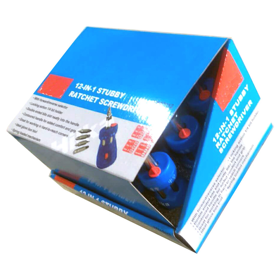 Набор отверток 12 в 1, пластиковый, цветной