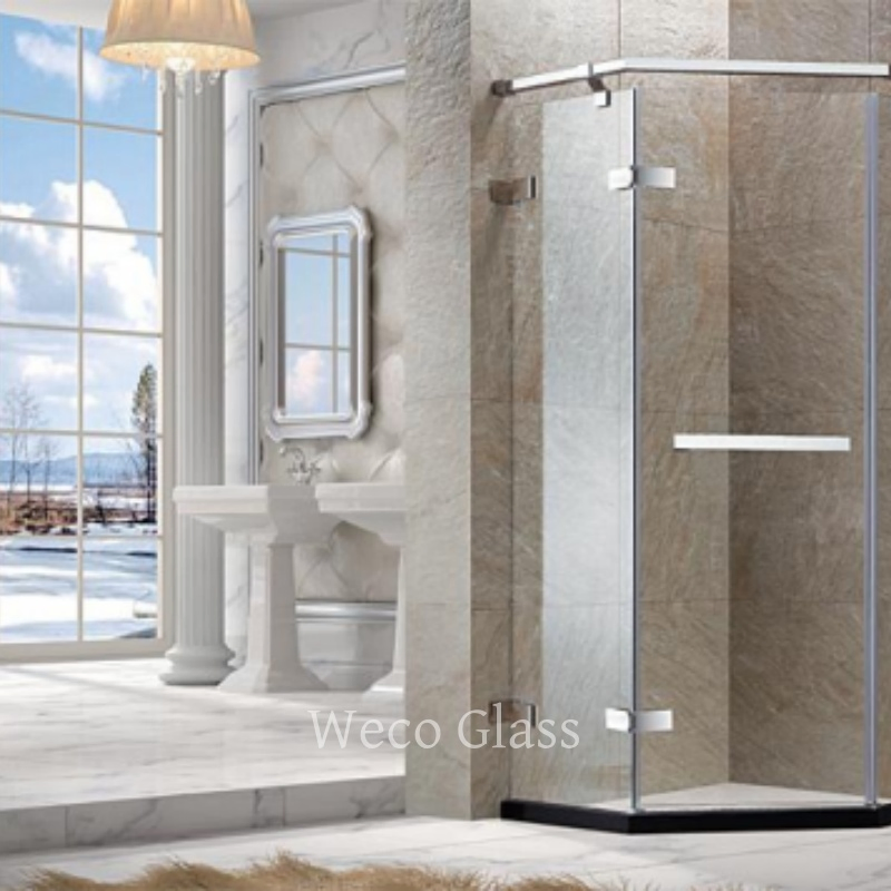 Tempered Clear, Acid, Figured Door Shower Room Shower Cabin Glass