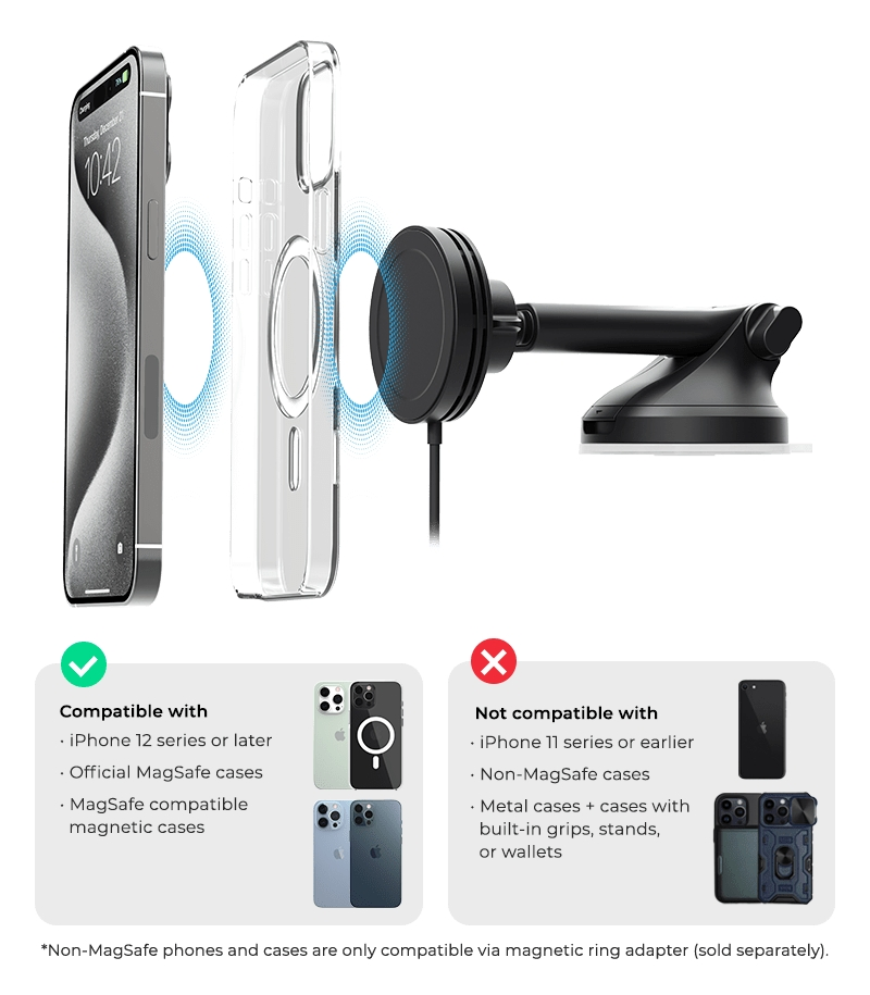 Магнитный держатель для телефона в авто, универсальный