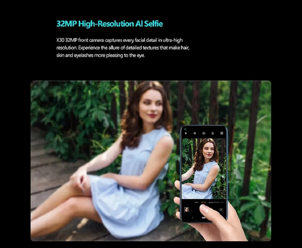 Смартфон Cubot X30 8/128GB с отпечатком пальца