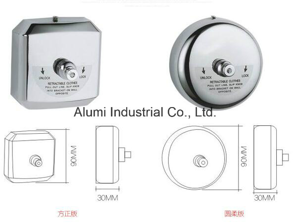 Hotel Square Stainless Steel Cloth Line