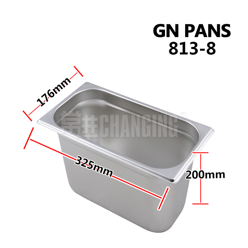 Changing Catering Equipment Stainless Steel Gastronorm Pan / Gn Pan