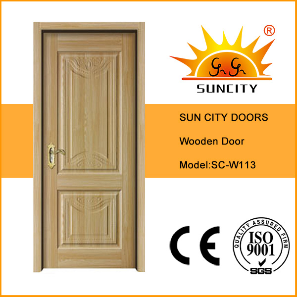 Hot Sale Hotel Door Wooden Door Design (SC-W128)