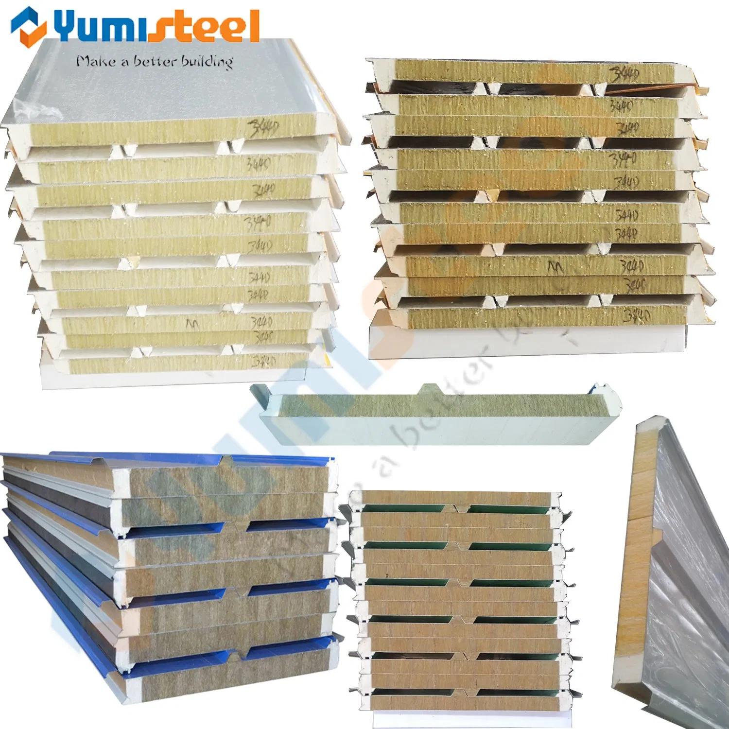 with Combination Panel for Steel Structure House Build Sandwich Panel