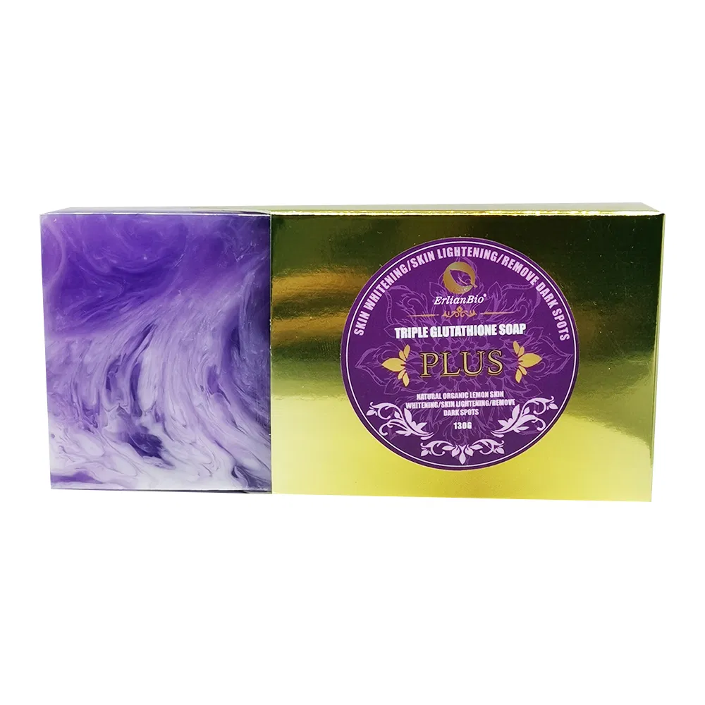 OEM ODM Purple Cleaning Refrsh Skin Soap Whitening Beauty Acne Trea Ment Lavender Soap