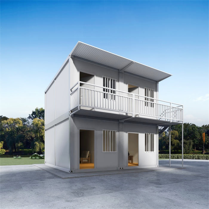 Factory Hot Sale Prefab Flat Pack Home Unit Indonesia Modular Contain Hous Prefab Garage 20FT Container Flat Pack House Price