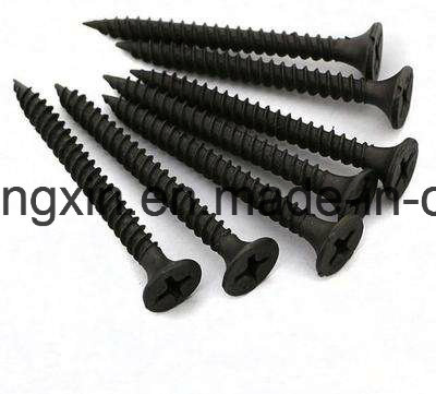 Bugle Head Cross Groove Self Tapping Drywall Screw with Black, Grey, Zinc Plated