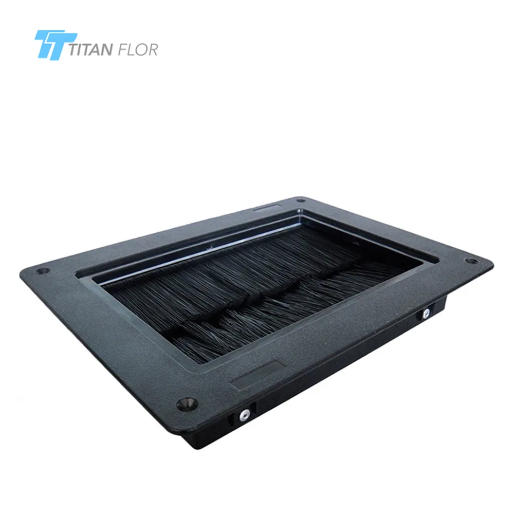 PP Injection Molded Round Raised Floor Brush Grommet