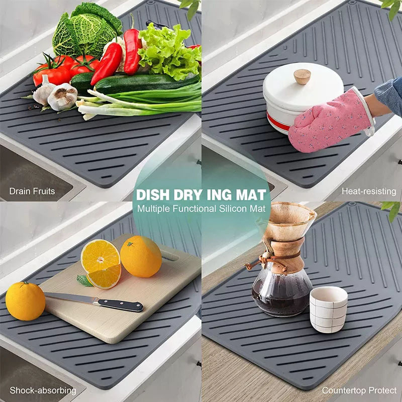 Силиконовые коврики для посуды не скользкие