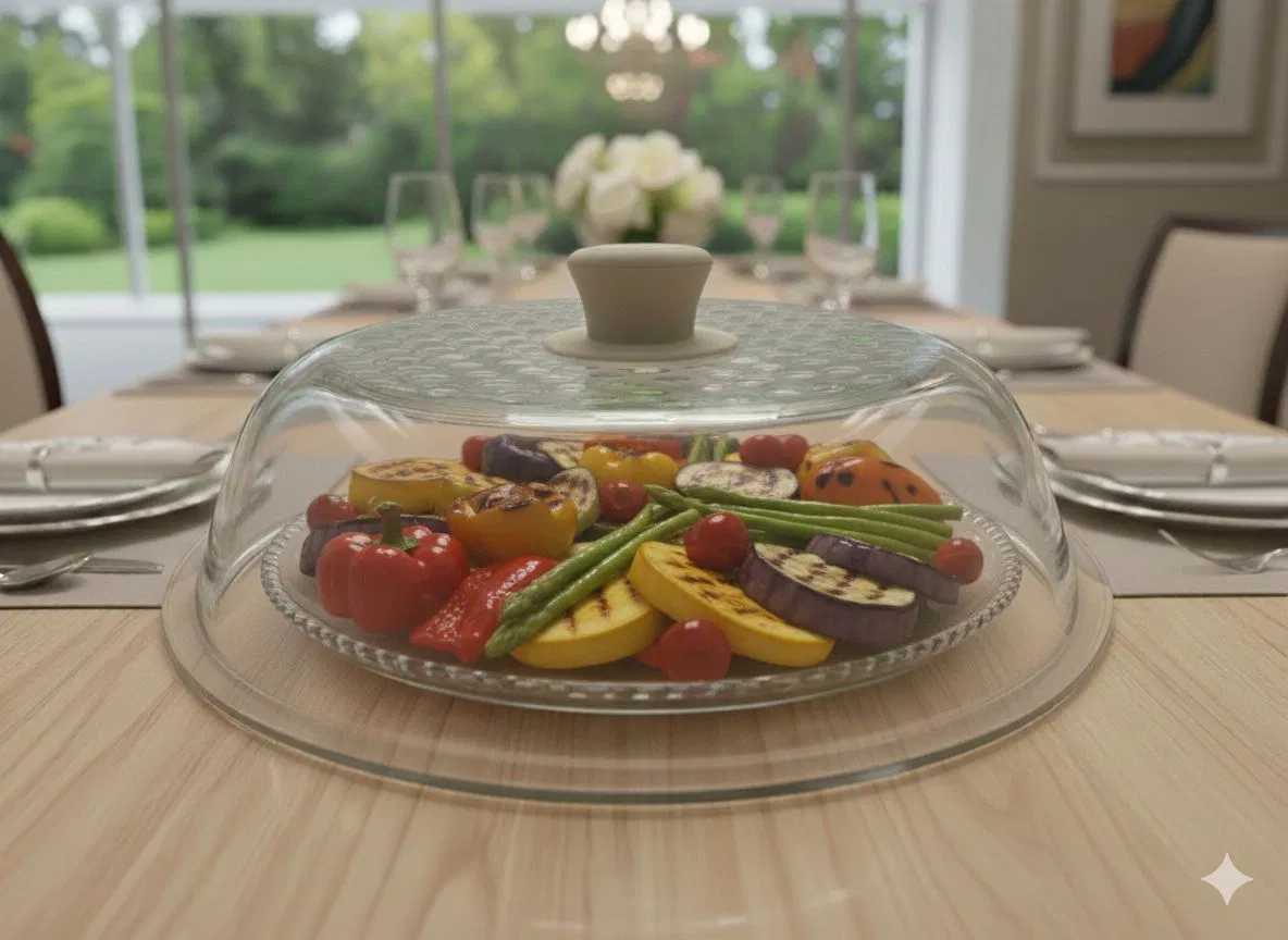 Microwave Kitchenware Splatter Glass Lid to to Keep Food Clean and Tidy