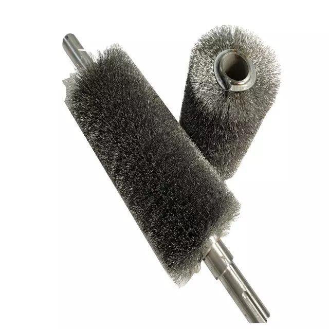 Cylinder Steel Wire Brush Roller for Metal Polishing Rust Removing