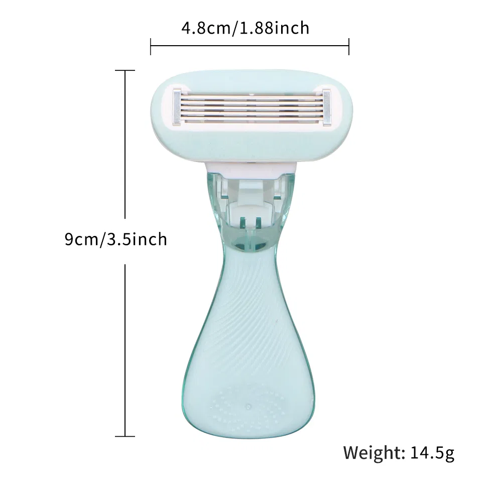 Hot Selling Lady Razor Mini Portable Razor 5 Blades for Women with Box