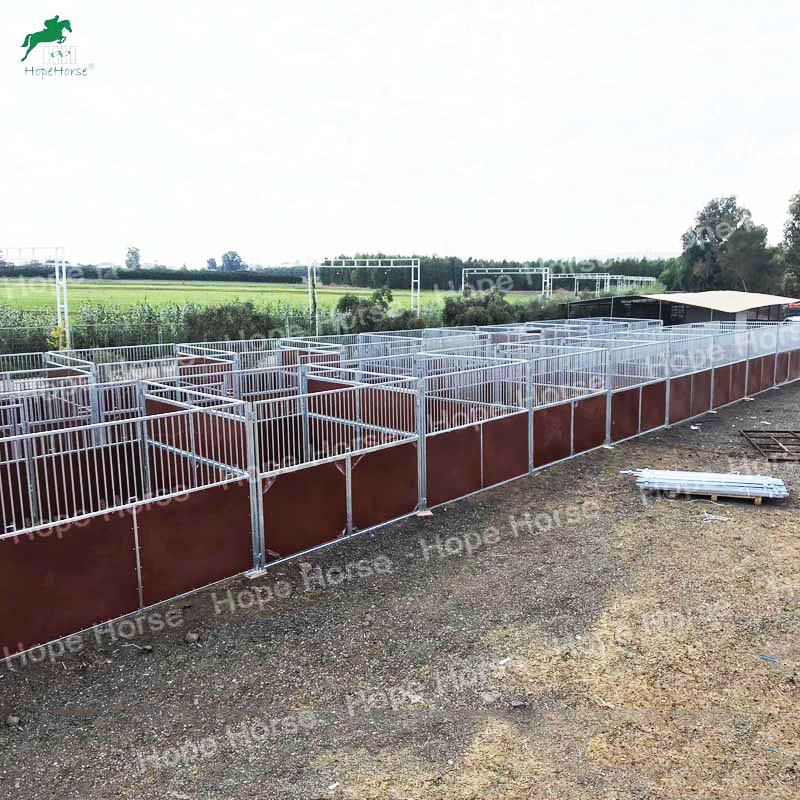 Temporary Horse Stable Horse House Horse Box with Roofing 3X2.2m