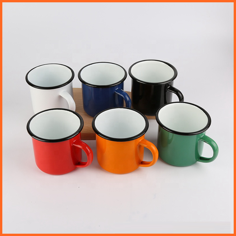 6/7/8/9cm FDA Standard Customize Quality Enamel Mug for Promotion