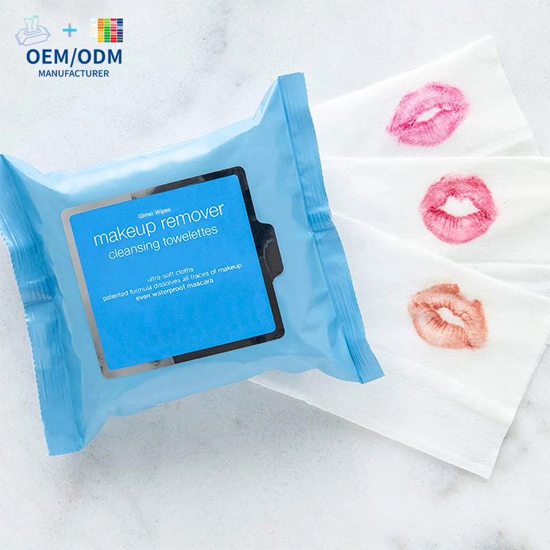 OEM Customized Formula Hypoallergenic Facial Cleansing Wipes Organic Plant Based Feminine Makeup Remover Wipes for Sensitive Skin