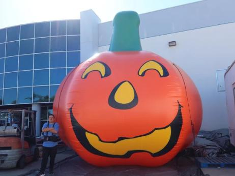 2023 New Giant Inflatable Halloween Pumpkin Arch Entrance for Sale