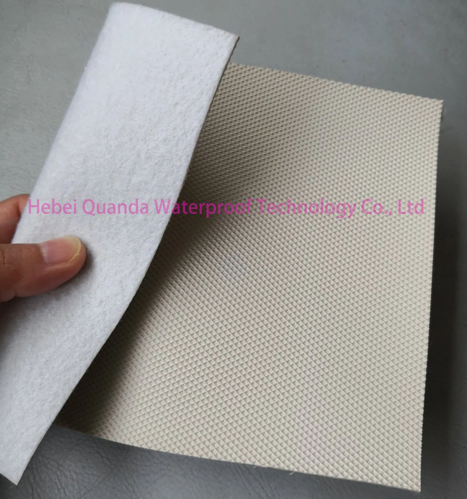 High Polymer Pre-Applied HDPE Non Asphalt Self Adhesive Waterproofing Membrane