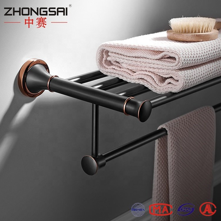 Настенный полотенцедержатель Royal Bathroom, античный черный