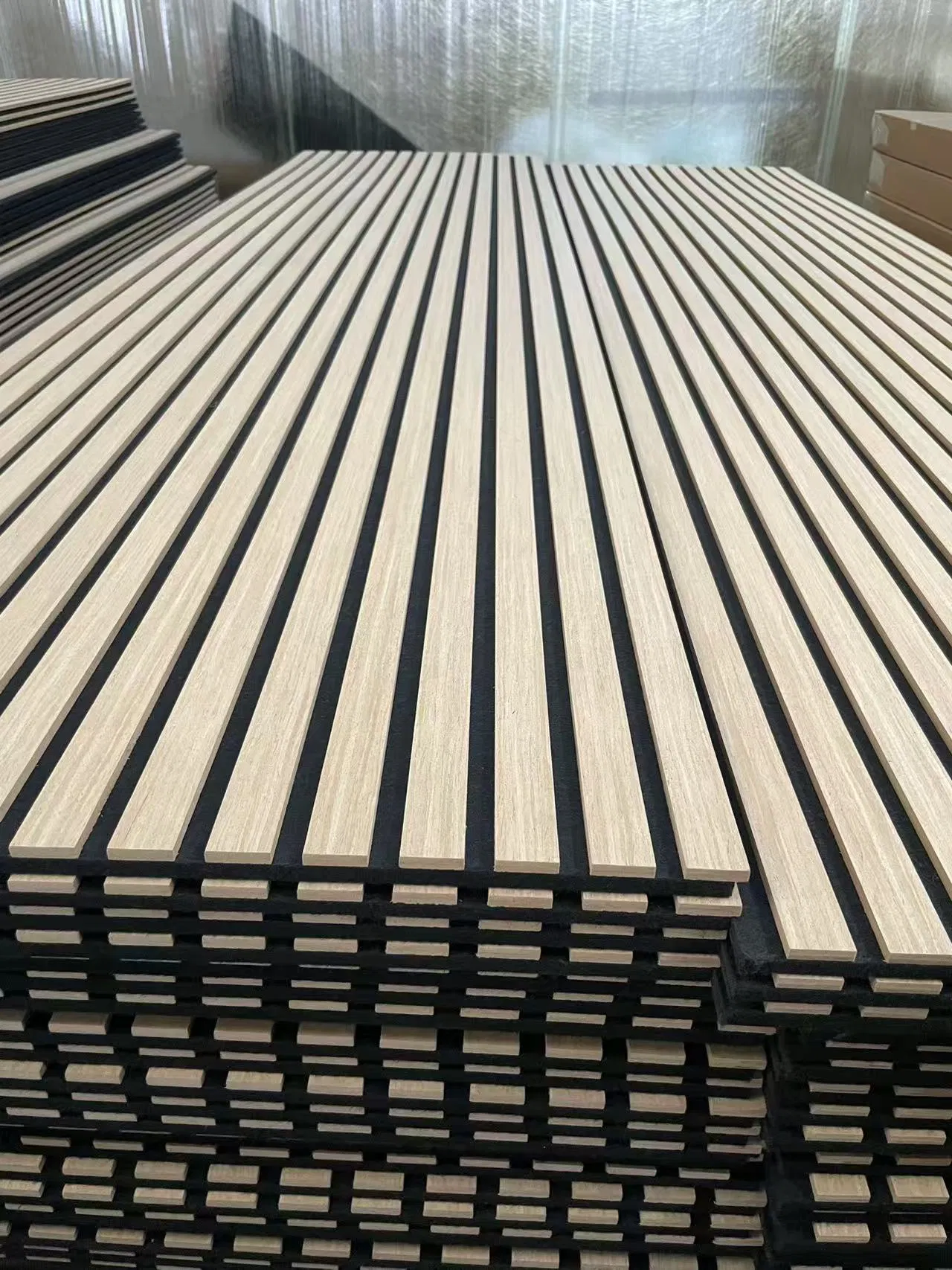 Modern High Density Light Sound Absorption Pet Acoustic Panels MDF Acoustic Wall Panel Fireproof Eco-Friendly