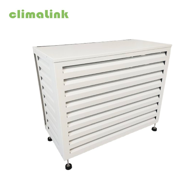 Aluminium Decorative Cover AC Outdoor Unit Cover Mini Split Heat Pump Air Conditioner Cover Louver for HVAC Heating and Cooling System
