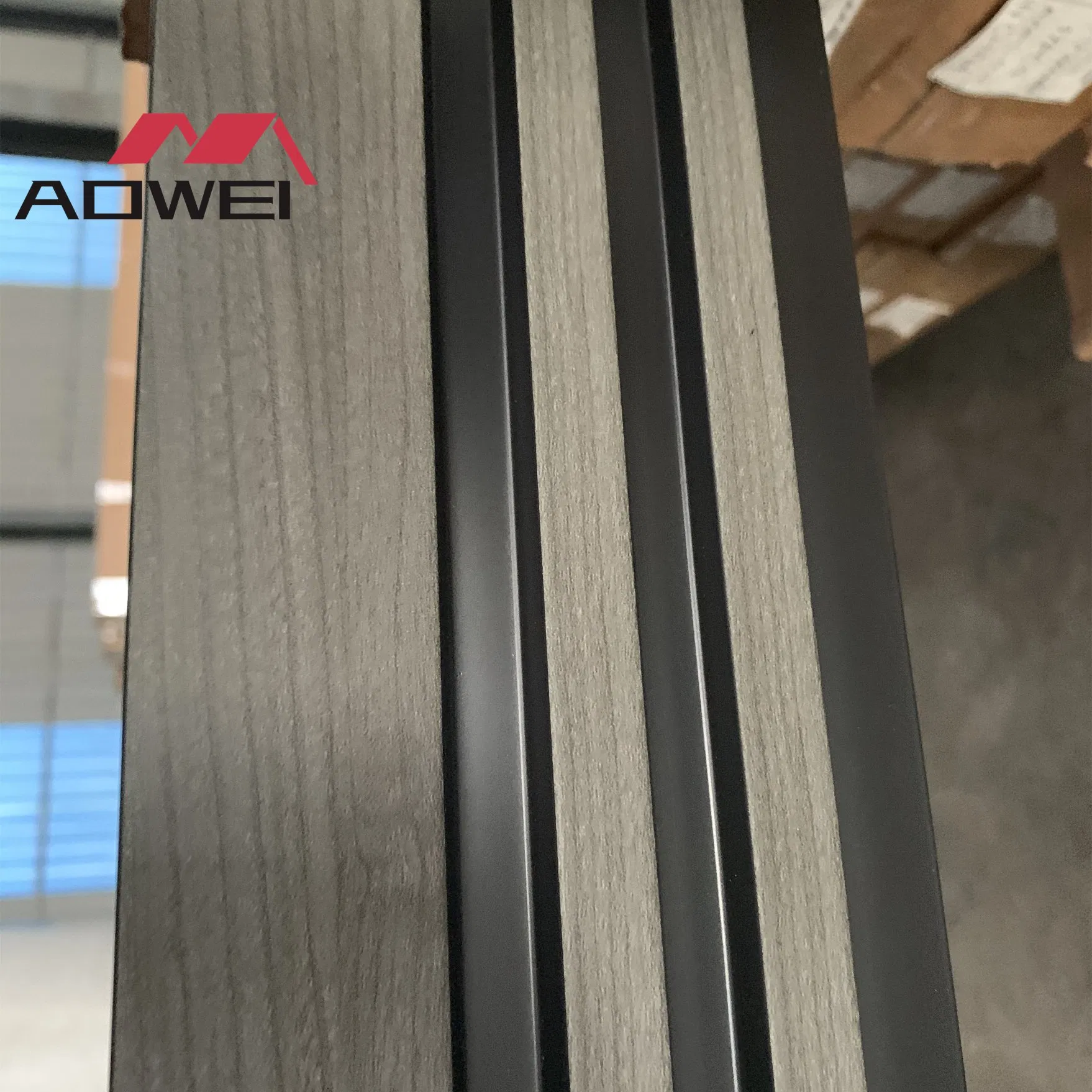 Stylish Decorative Charcoal Wood Louvers for Modern Interiors