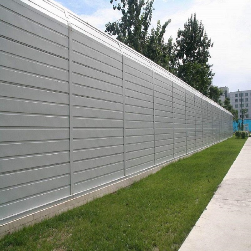 High Quality Sound Insulation Barrier Noise Panel Barrier for Highway Sound Barrier Aluminium Fence