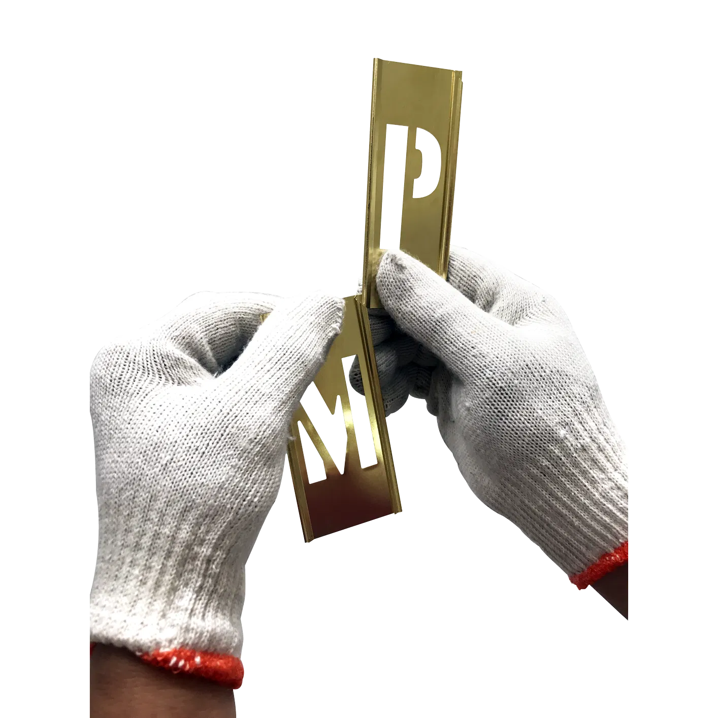 Interlocking Stencils Letter Figure Quality Set