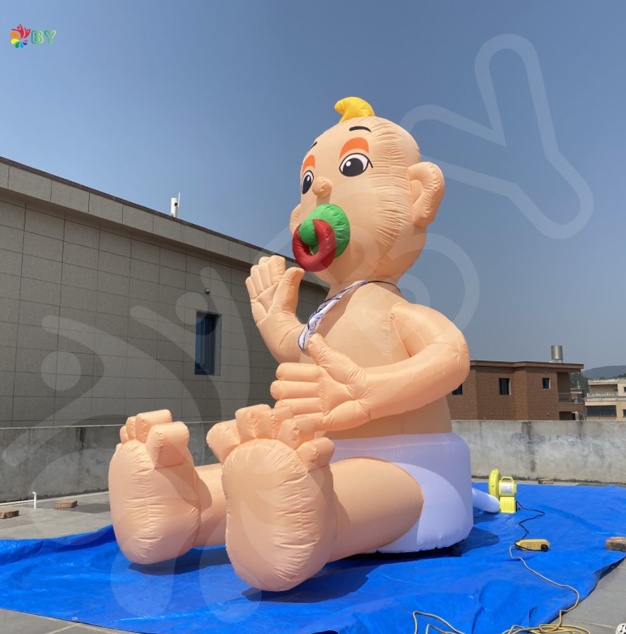 Outdoor Decoration Strong Inflatable Holland Baby Cartoon Balloon for Birthday Party