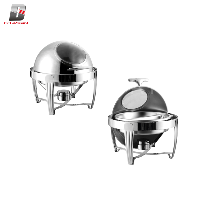 4.5L Round Roll Chafing Dish with Show Window
