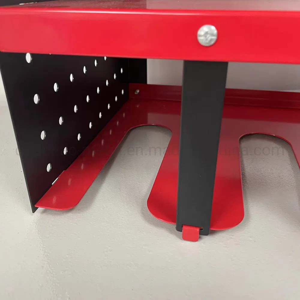 Heavy Duty Metal Tool Shelf Power Tool Organizer for Garage Workshop Warehouse