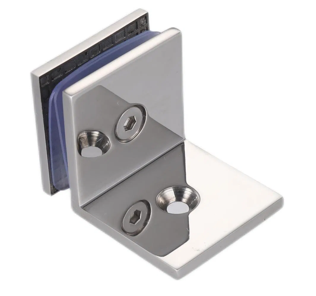Bathroom Shower Enclosure Hardware Patch Fitting Heavy Duty Wall-Mount Glass Clamp