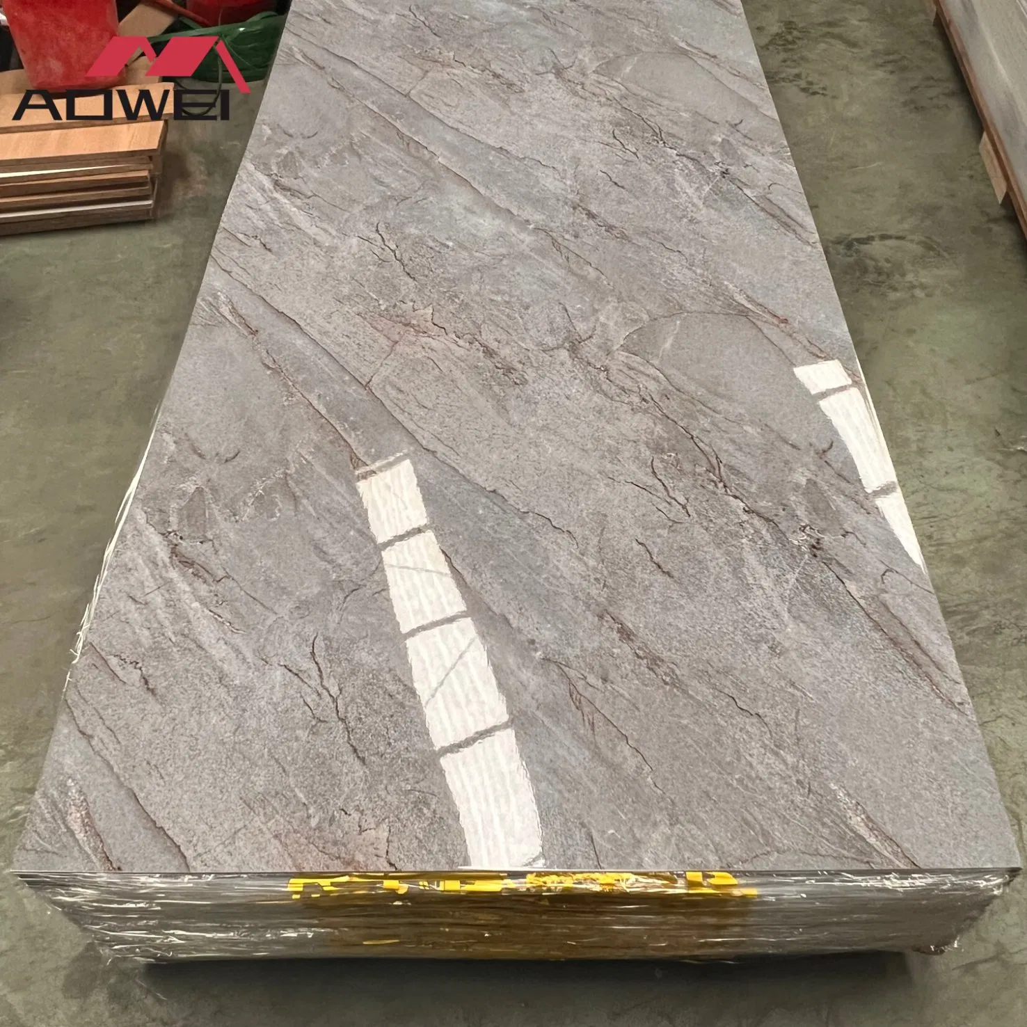 Waterproof Decoration Material WPC PVC Marble Sheet Wall Panels for Home Siding