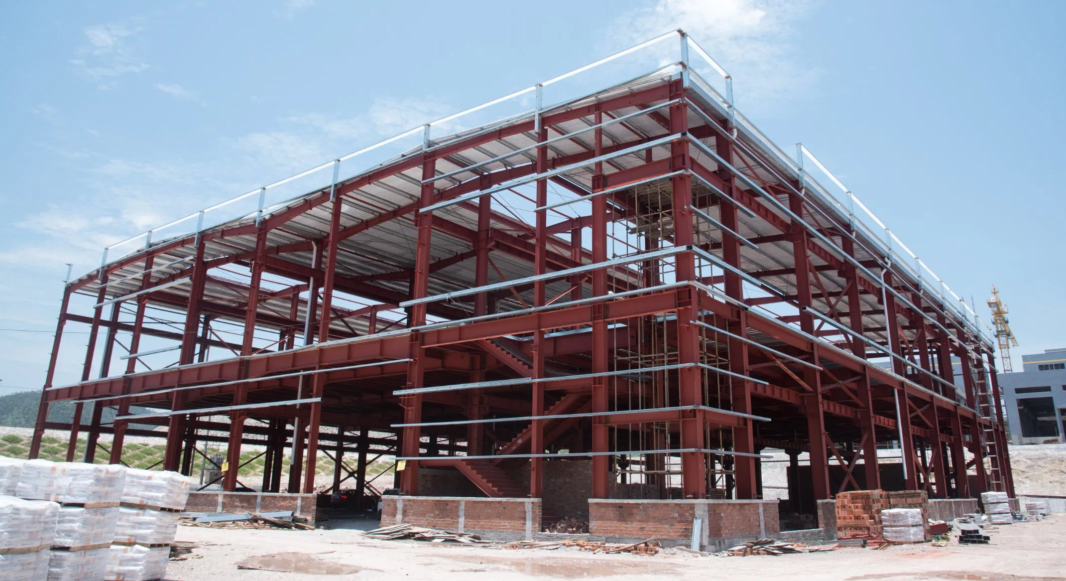 Fireproof Lightweight Metal Structure for Durable Steel Warehouse Workshop