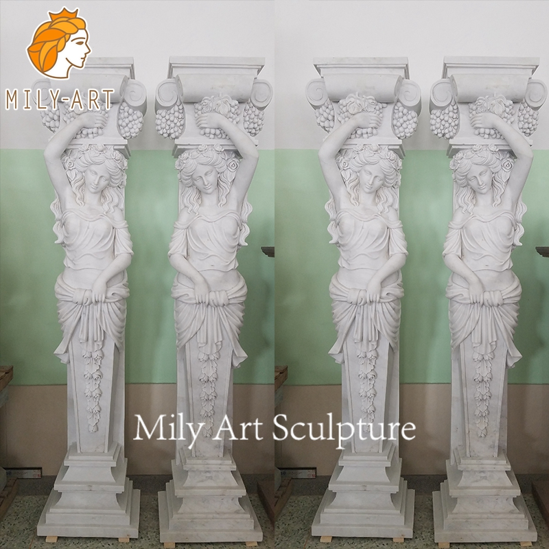 Custom High Quality Outdoor Home Decoration Marble Column