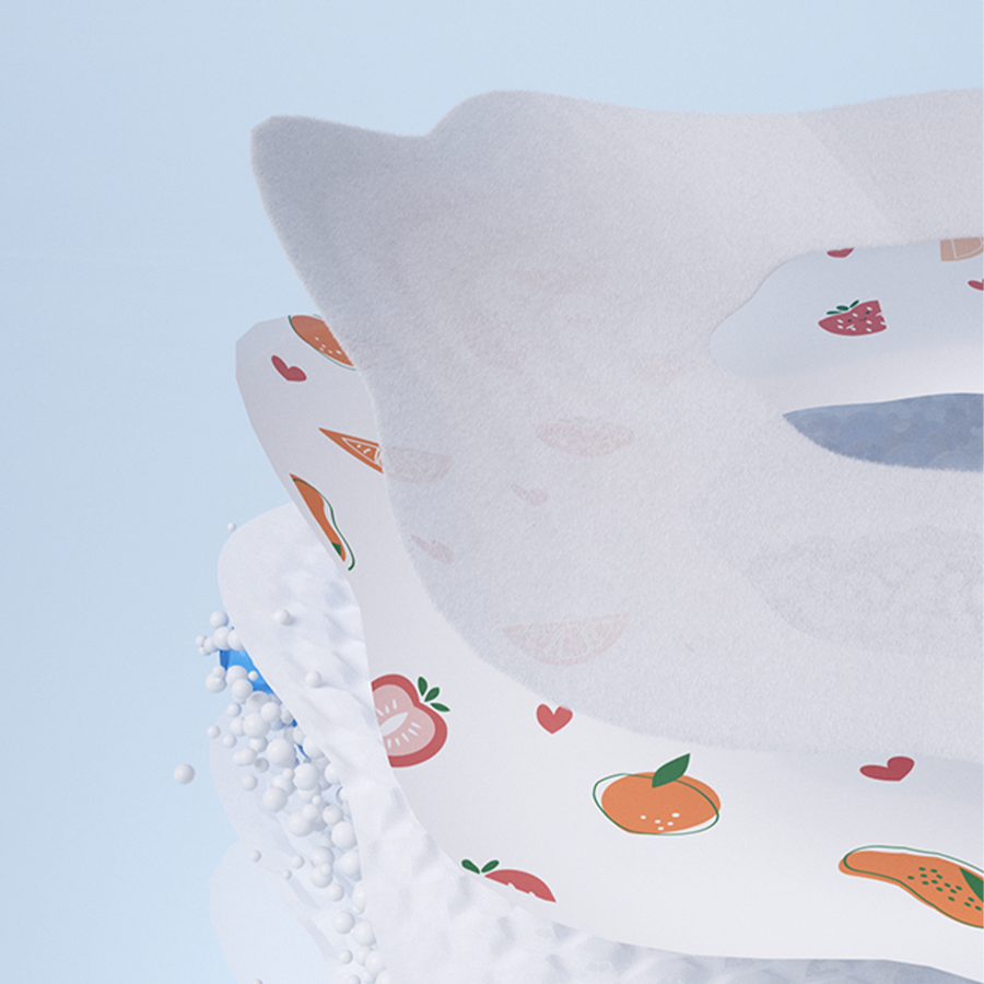 Momotaro Wholesale Custom Printed Non-Woven Fabric Portable Waterproof Disposable Baby Bibs for Babies
