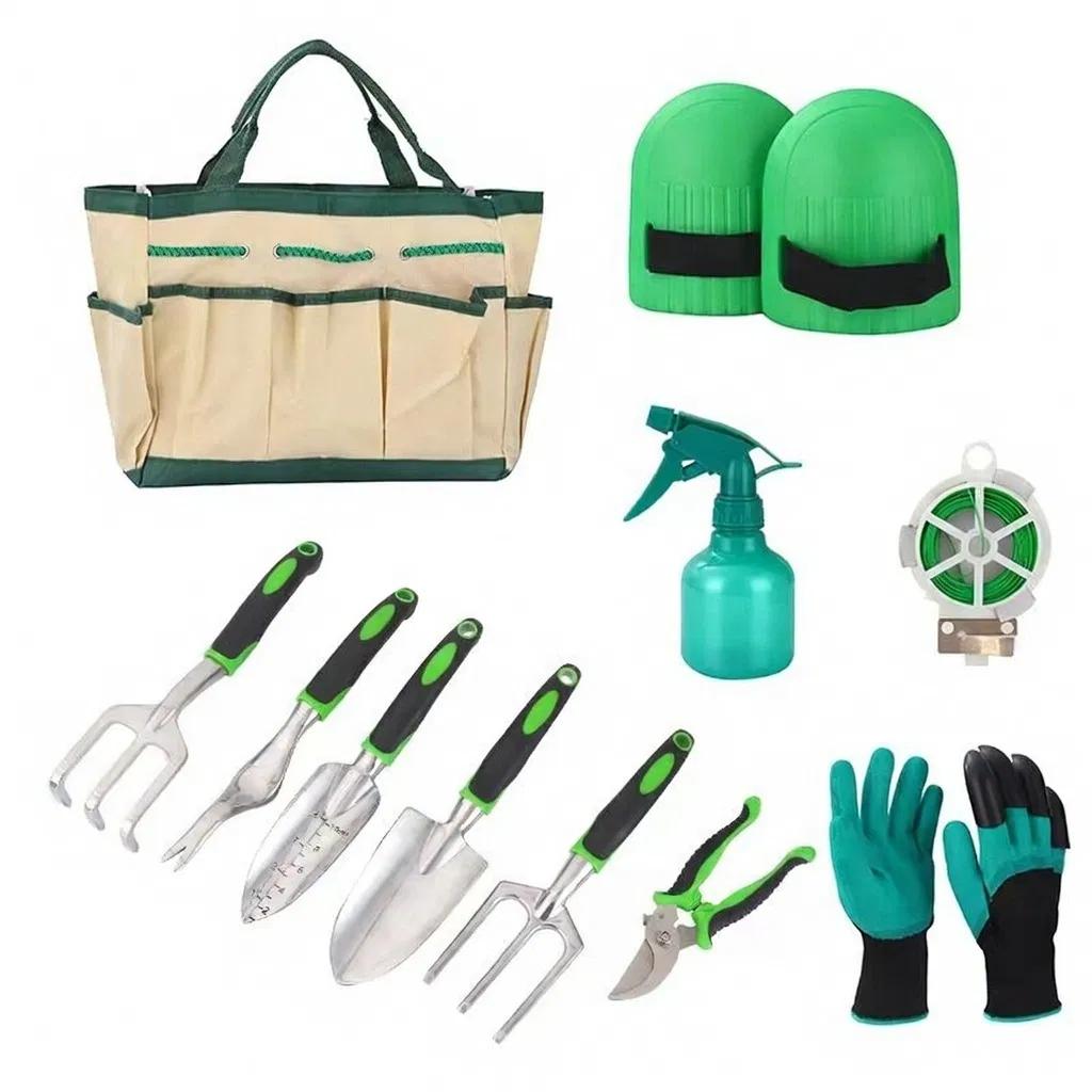 11PCS Professional Carbon Steel Agricultural Garden Hand Tool