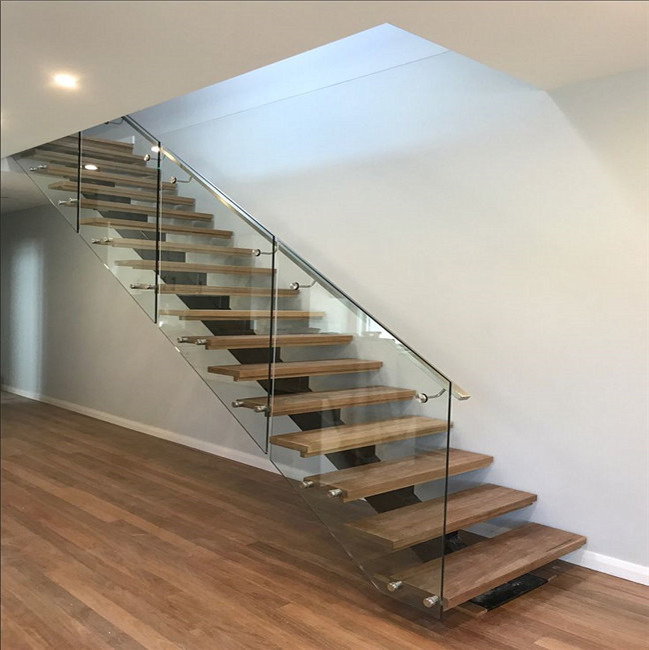 Popular Fashion Modern Design Stainless Steel Straight Staircase