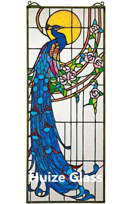 Custom Handmade Church Glass Tiffany Stained Glass Leadlight Window Panel