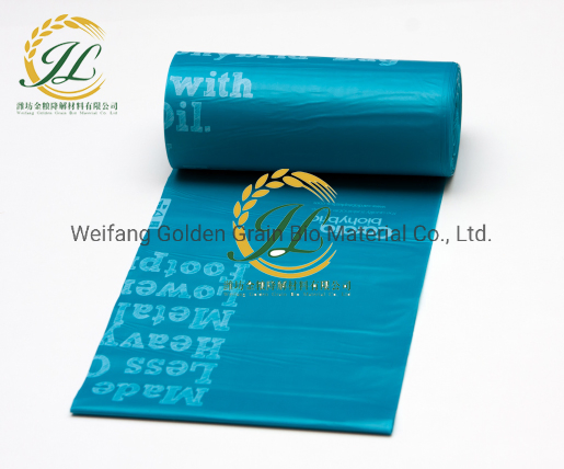 New Design Corn Starch Eco Friendly Garbage Bag Bolsas De Basura Drawstring Trash Bags Wholesale