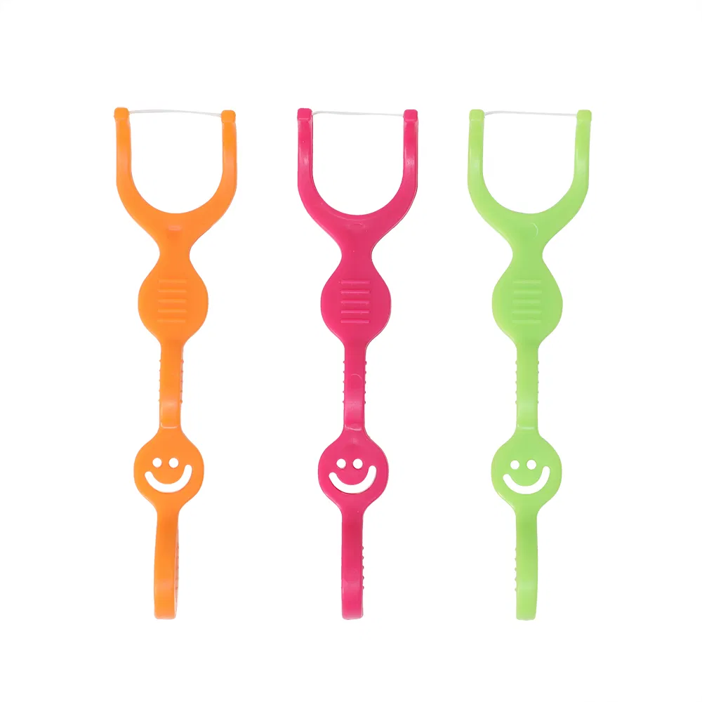 Kf102-1 Kids Flosser/Flosspick/Floss Pick in Cute Shape