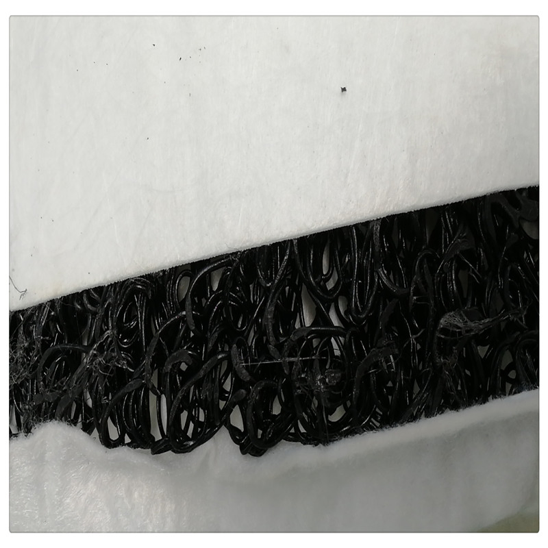 Integrated Composite Filter Layer Mesh Drainage Plate for Road and Railway