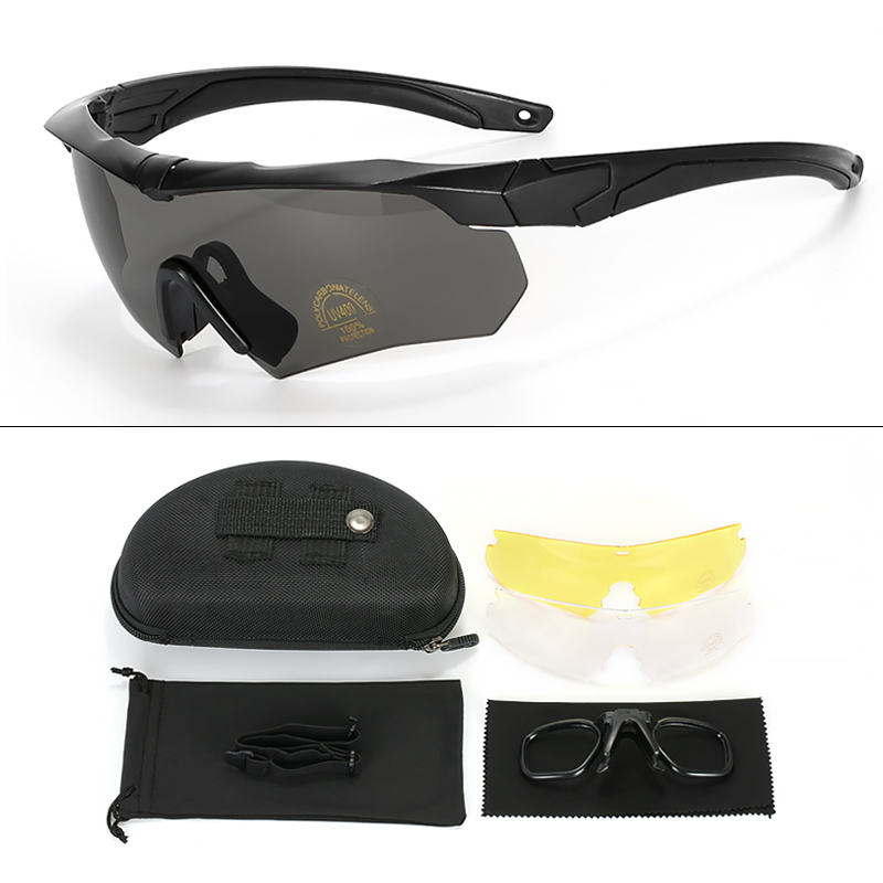 Factory High Quality Tactical Goggles Shooting Glasses Polycarbonate Lenses Eye Wear Tactical Glasses Sunglasses