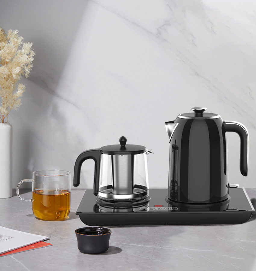 Factory Coffee and Tea Maker Machine Stainless Steel 1.7L Automatic Electric Tea Maker