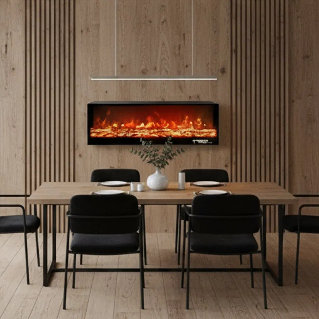 Slim and Stylish Electric Panel Heater for Efficient Home Heating