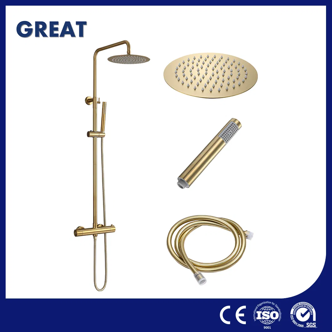 Great Shower Column Set Distributors Shower Column Gold China GLS4926LG Brass Shower Column