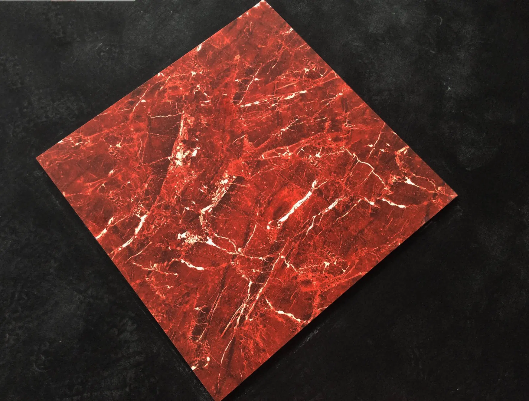 Red Color Full Glazed Porcelain Ceramic Floor Tile, Stone Tile (800*800mm)