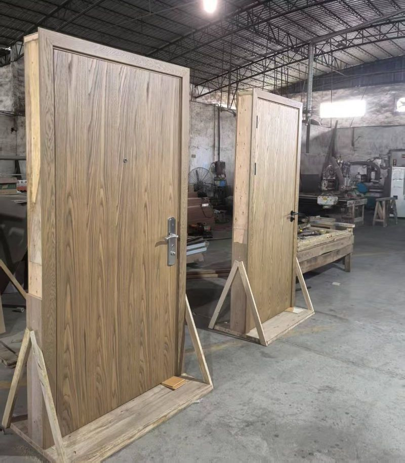 High-Quality Solid Wood Door with American White Oak Panels