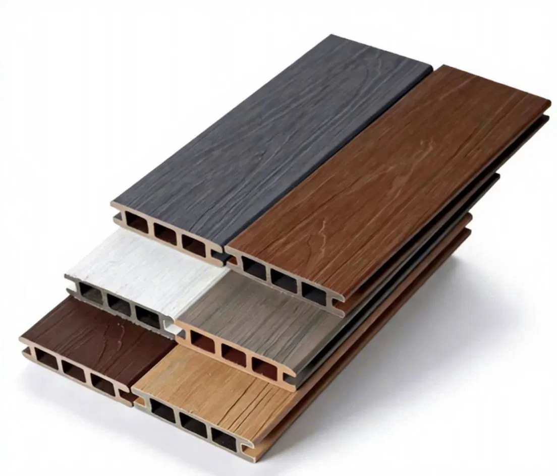 Outdoor Hollow Composite Privacy Exterior Wood Plastic Durable Waterproof UV WPC Fence