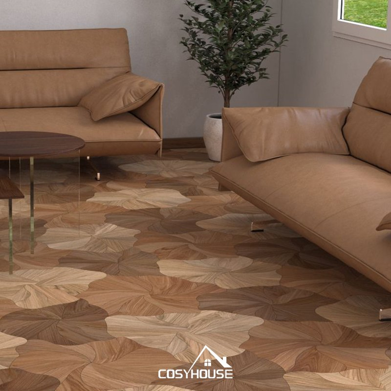 High-Quality Engineered Parquet Flooring for Villas, Apartments, and Hotels