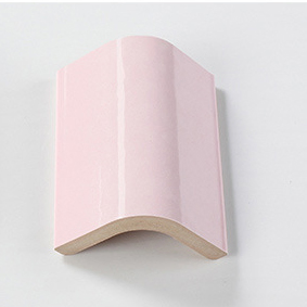 Bullnose Tile Corner Tile for Kitchen Table Bathroom Sink Pink